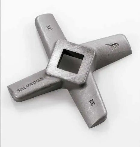 Straight-edge carbon steel knife component